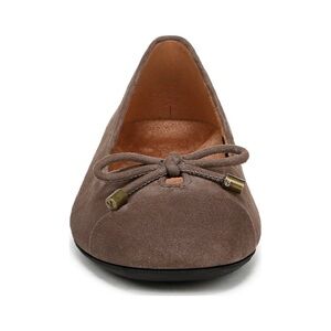 Brown Suede Women's Ballet Flats